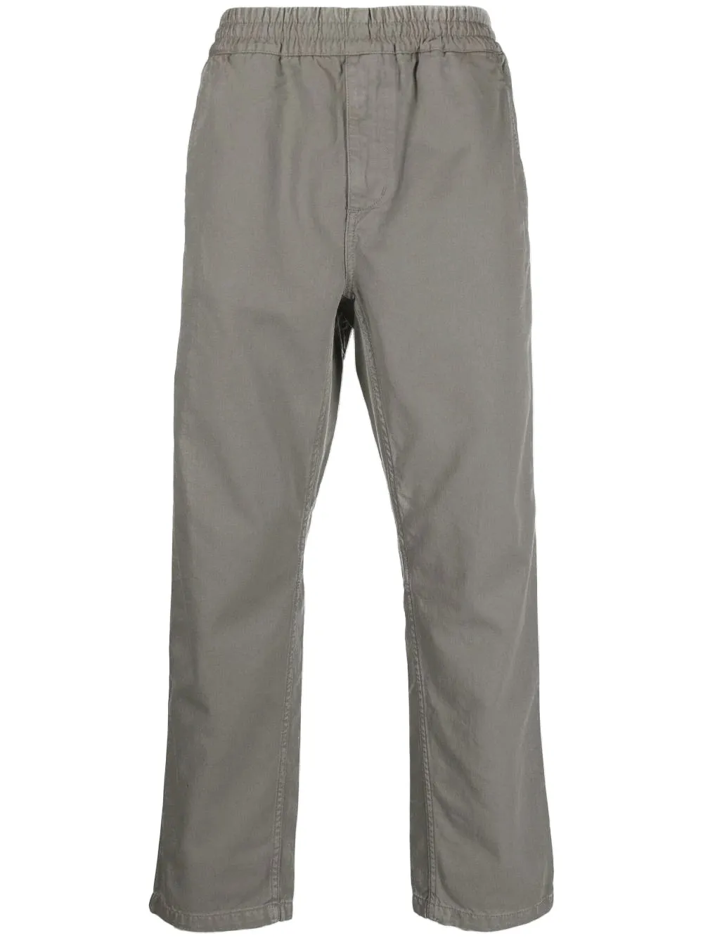 Misty Grey Garment Dyed Trousers