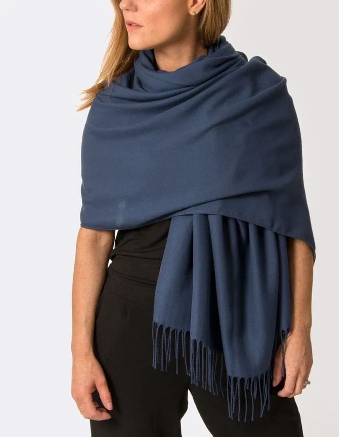 Moonlight Blue Pashmina