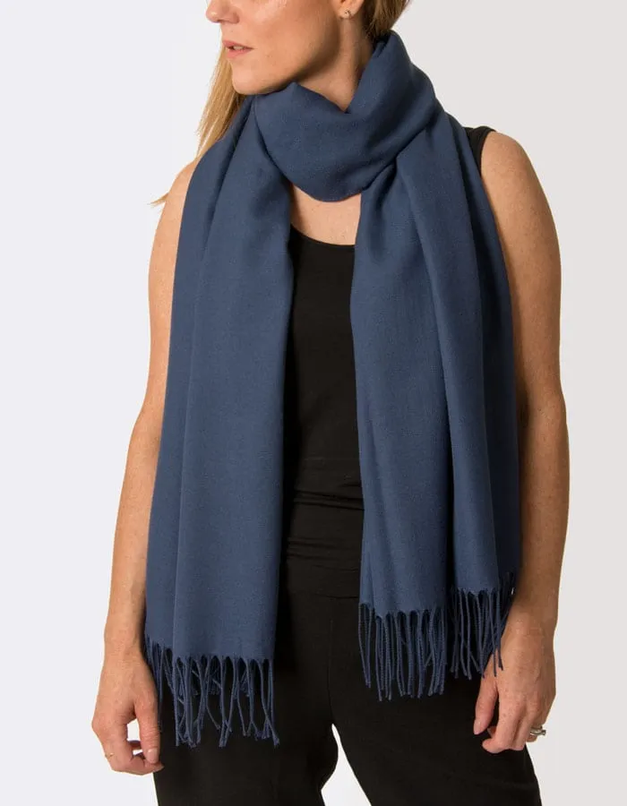 Moonlight Blue Pashmina