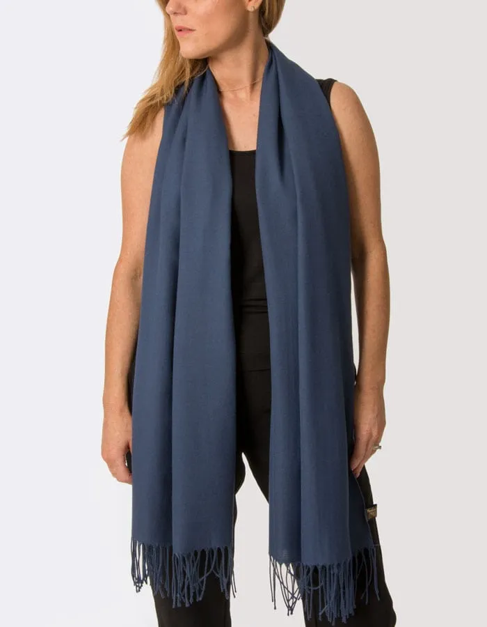 Moonlight Blue Pashmina