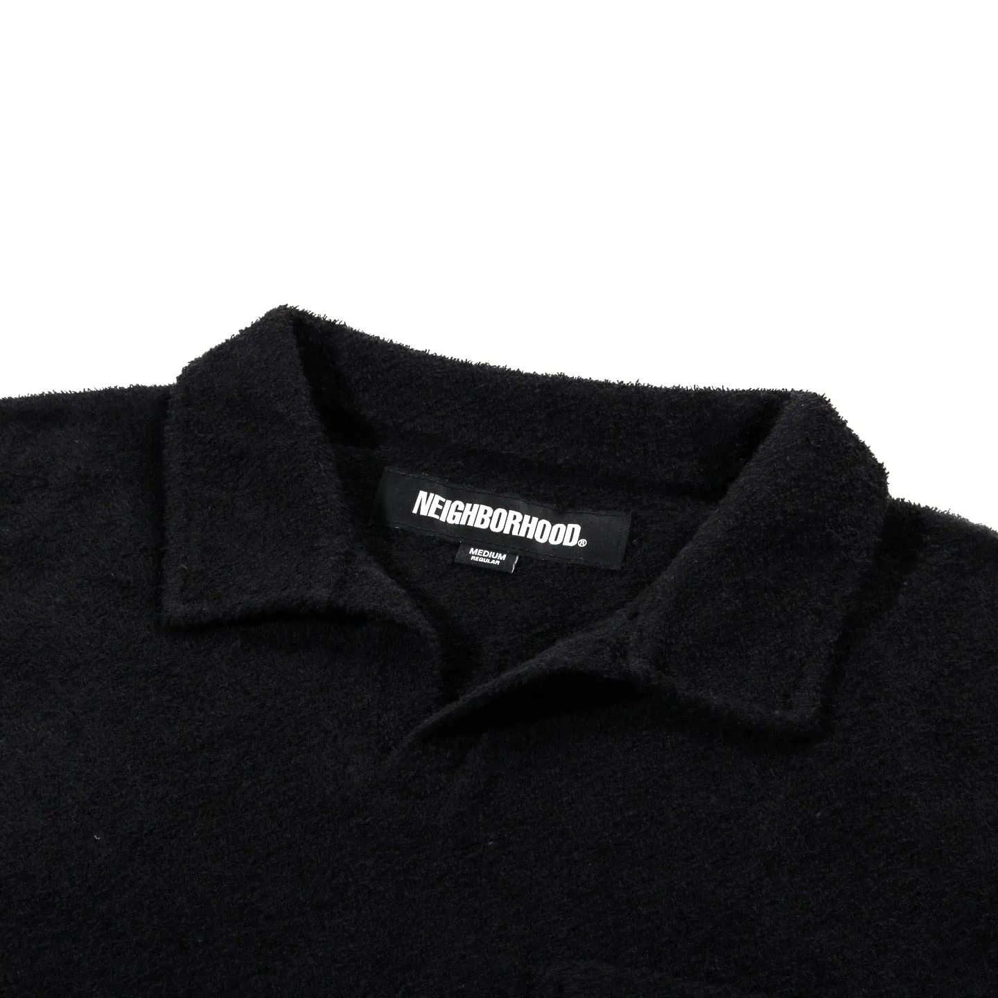 NEIGHBORHOOD PILE POLO BLACK