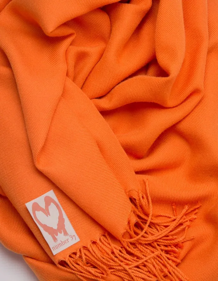 Orange Pashmina