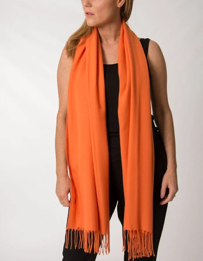 Orange Pashmina