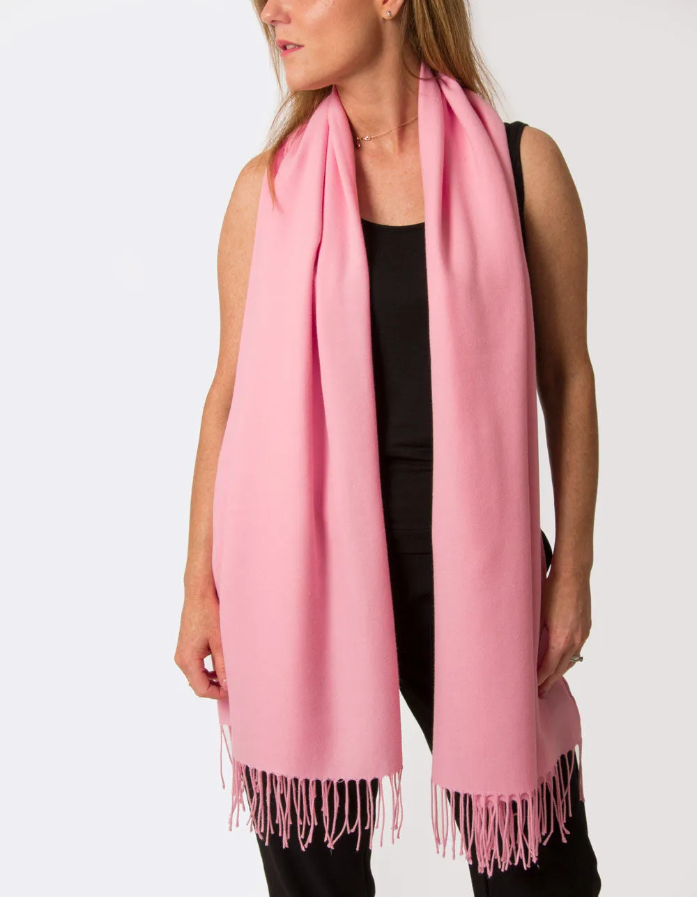 Pink Lady Pashmina Shawl Wrap Scarf