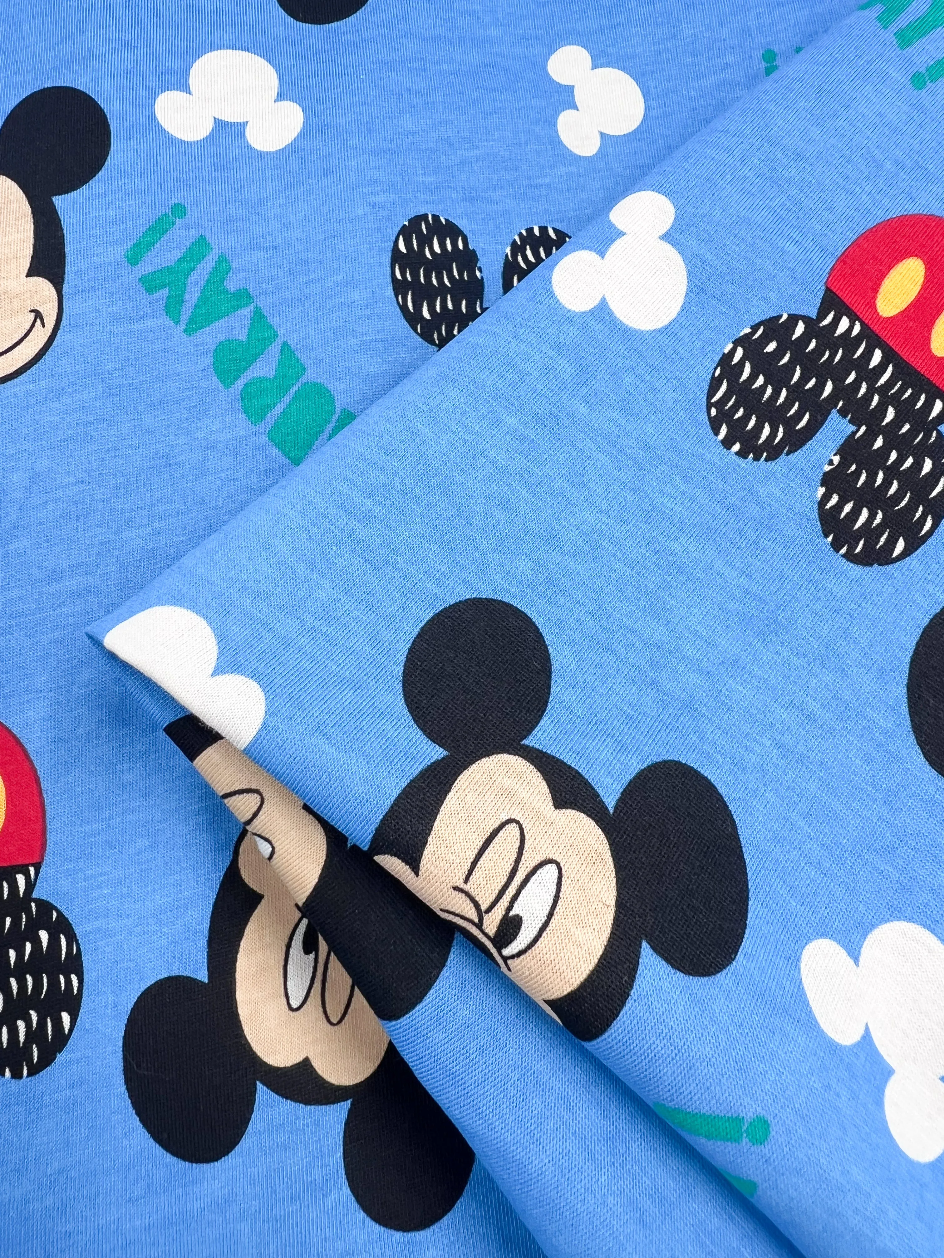 Printed Jersey - Mickey - 170cm