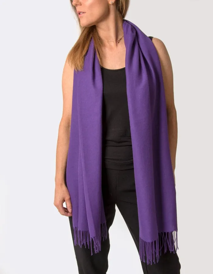 Purple Pashmina