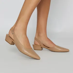 Ramsey Heel in Camel Leather