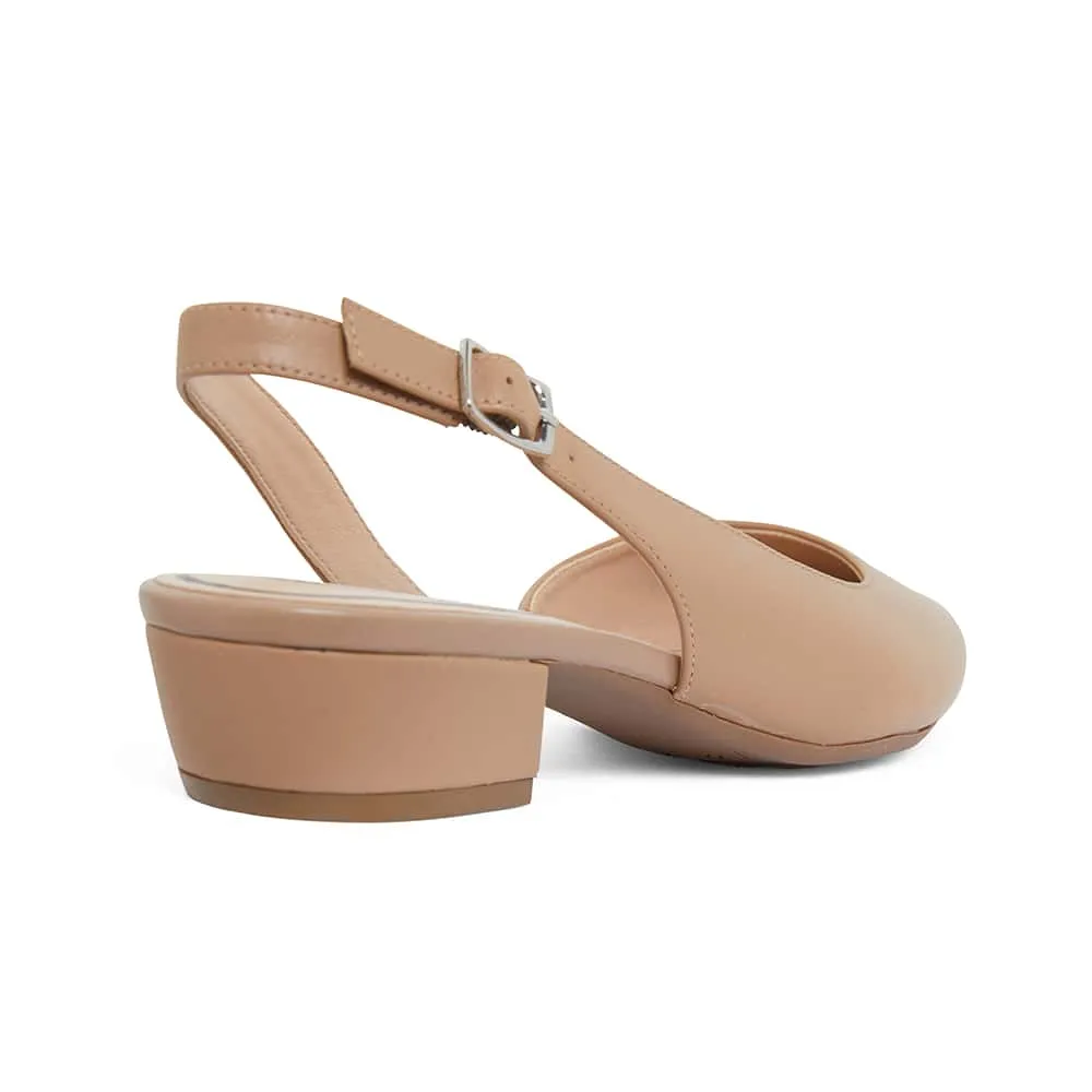 Ramsey Heel in Camel Leather