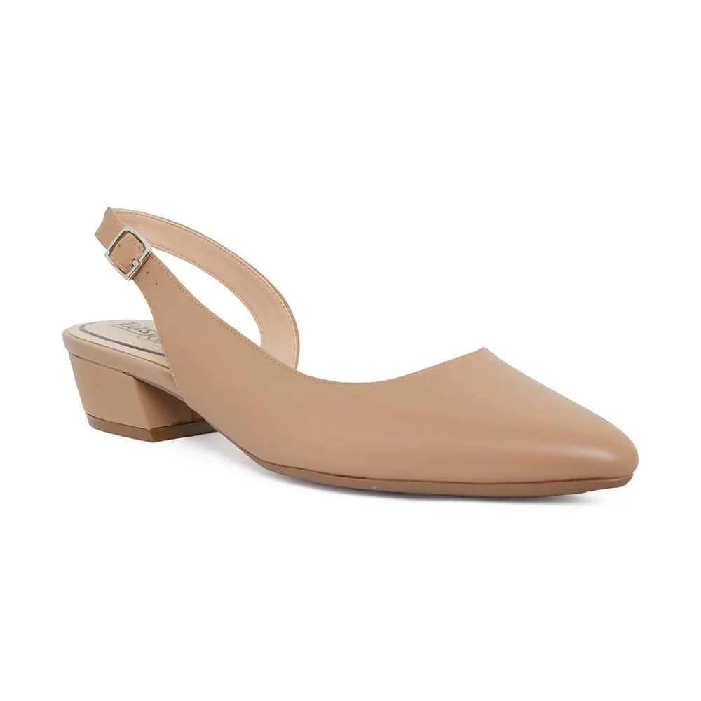 Ramsey Heel in Camel Leather