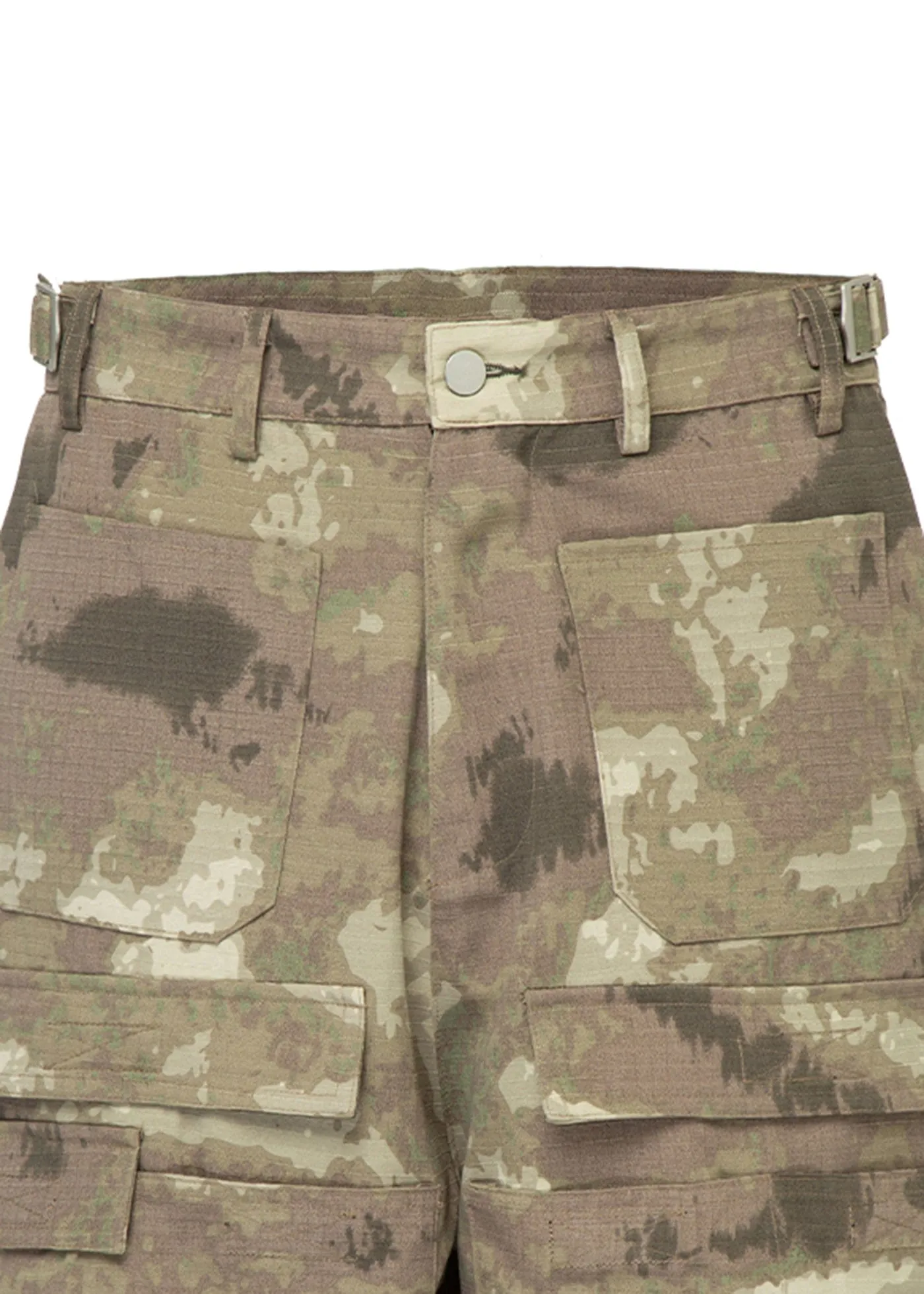 Retro Camo Cargo Shorts