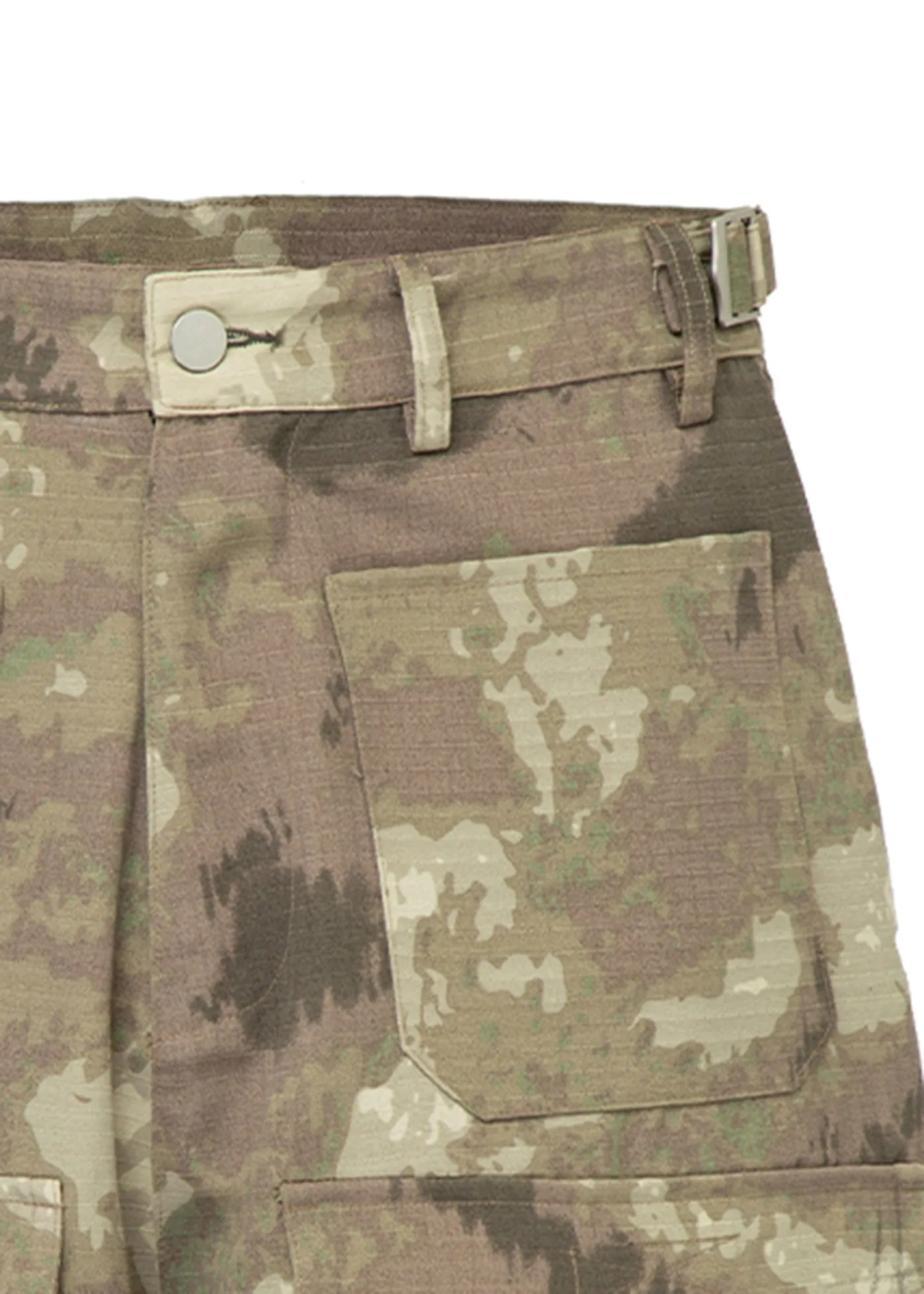 Retro Camo Cargo Shorts