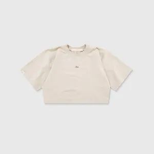 Signature Crop Top - Light Sand