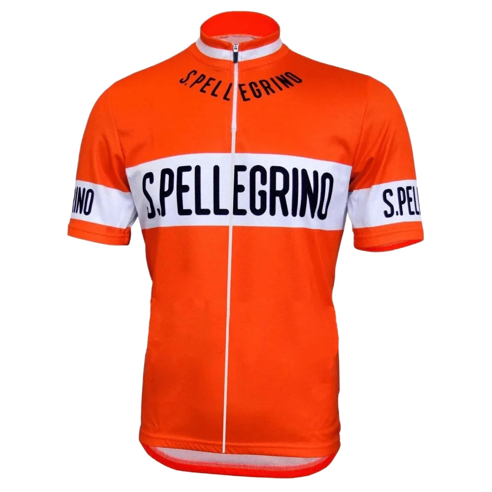 Team San Pellegrino Iconic Retro Style Cycling Jersey