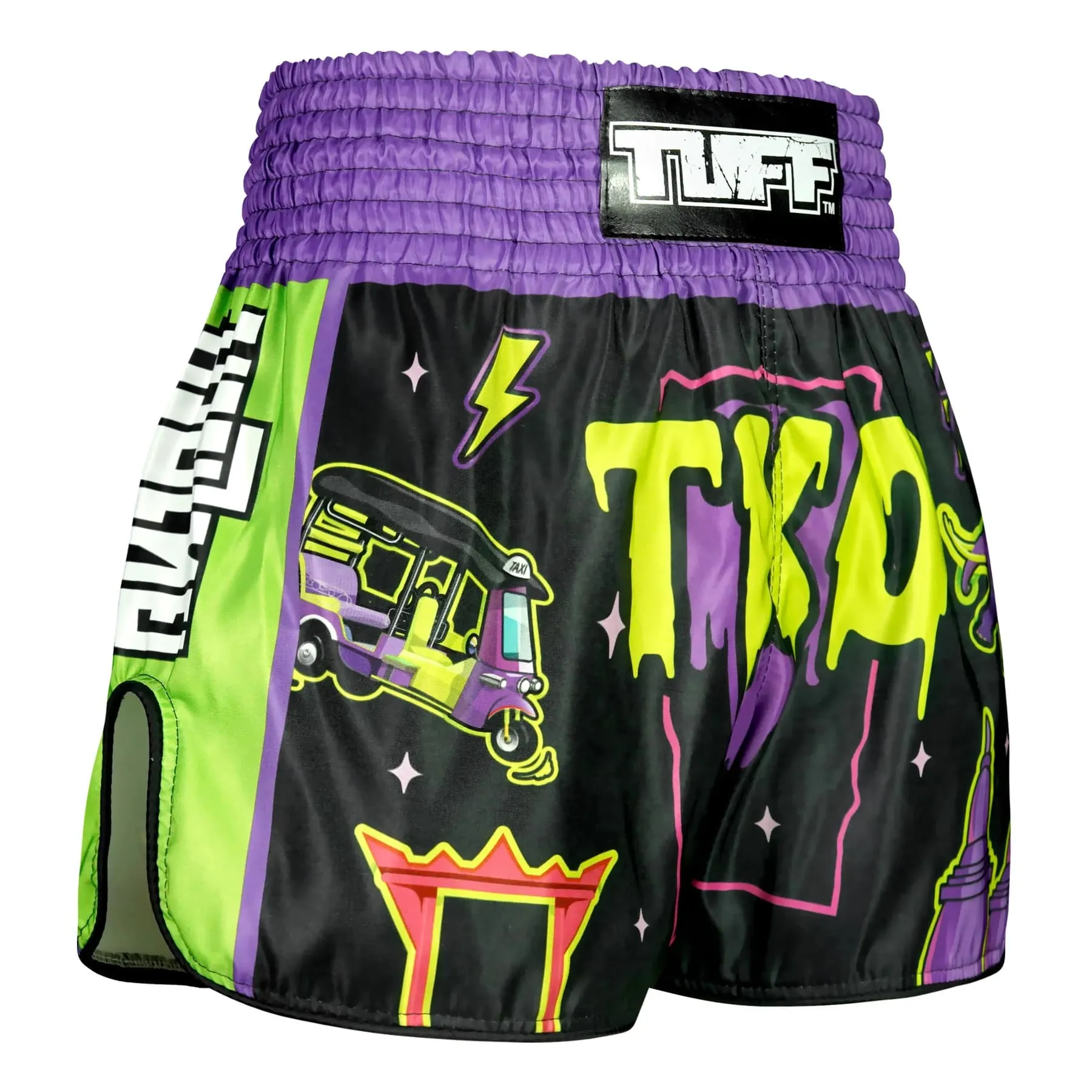 TUFF High Cut Retro Style Shorts - The TKO Night