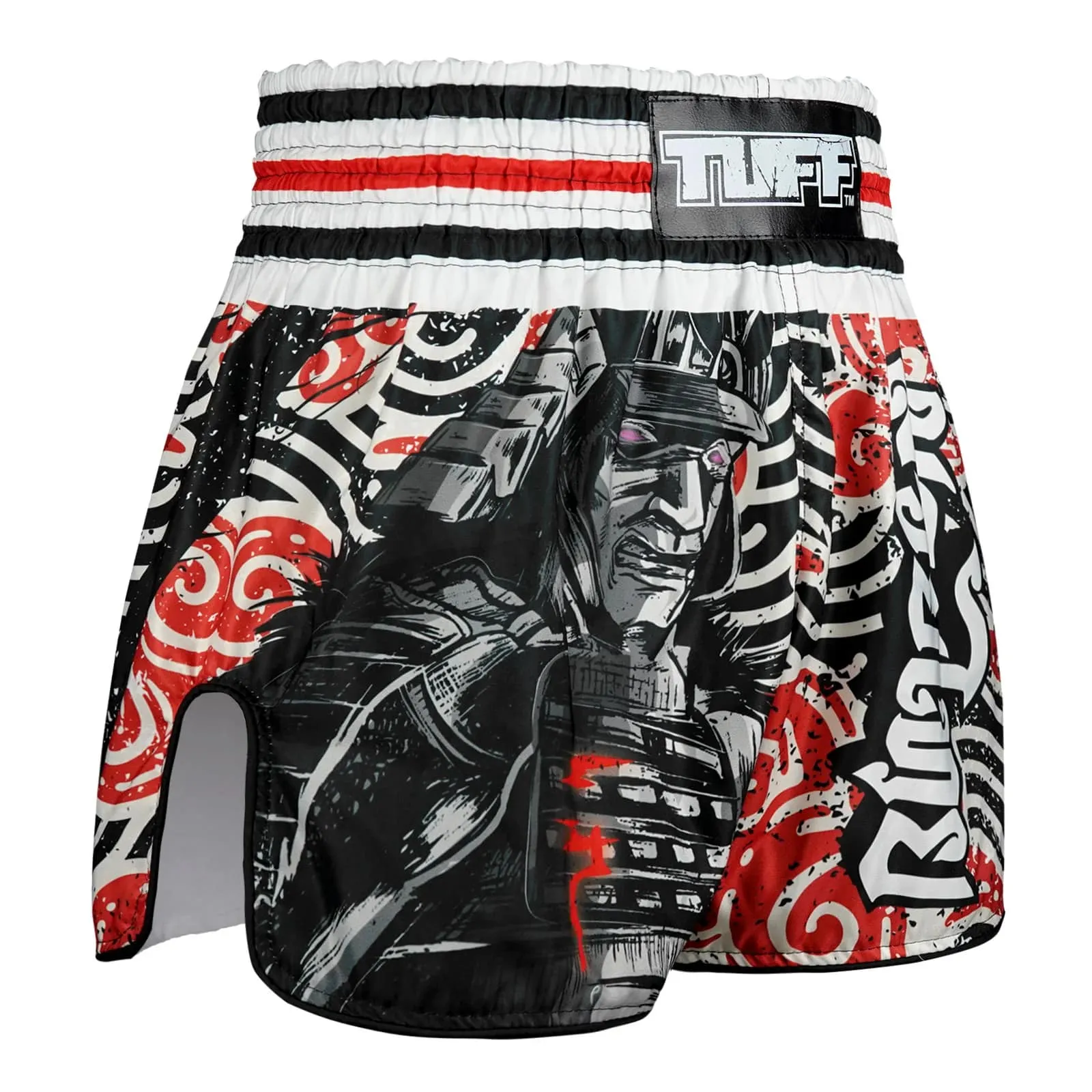 TUFF High Cut Retro Style Shorts - Waves of Bushido Elegance