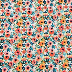 Warm Gardens Bamboo Jersey Fabric