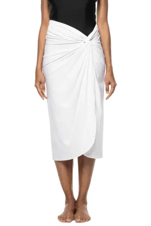 Womens North Bay Village Knot Cover-Up  |  White