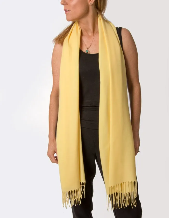 Yellow Pashmina